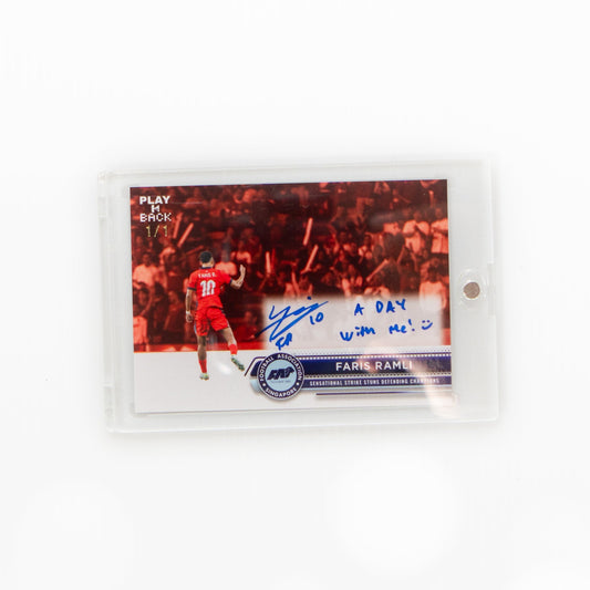 Faris Ramli - 2025 PLAY-IT-BACK Autograph - PIB-004 Card