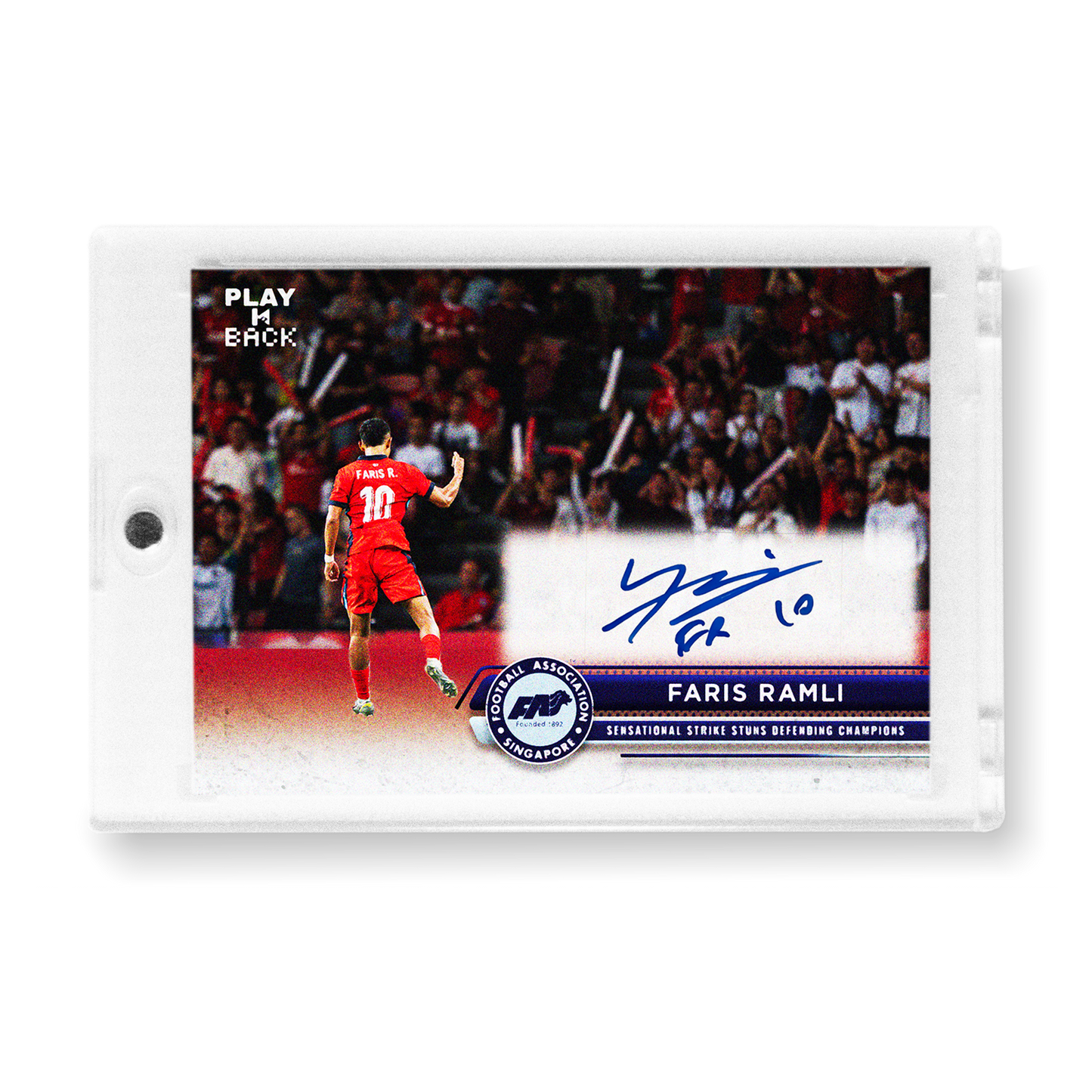 Faris Ramli - 2025 PLAY-IT-BACK Autograph - PIB-004 Card