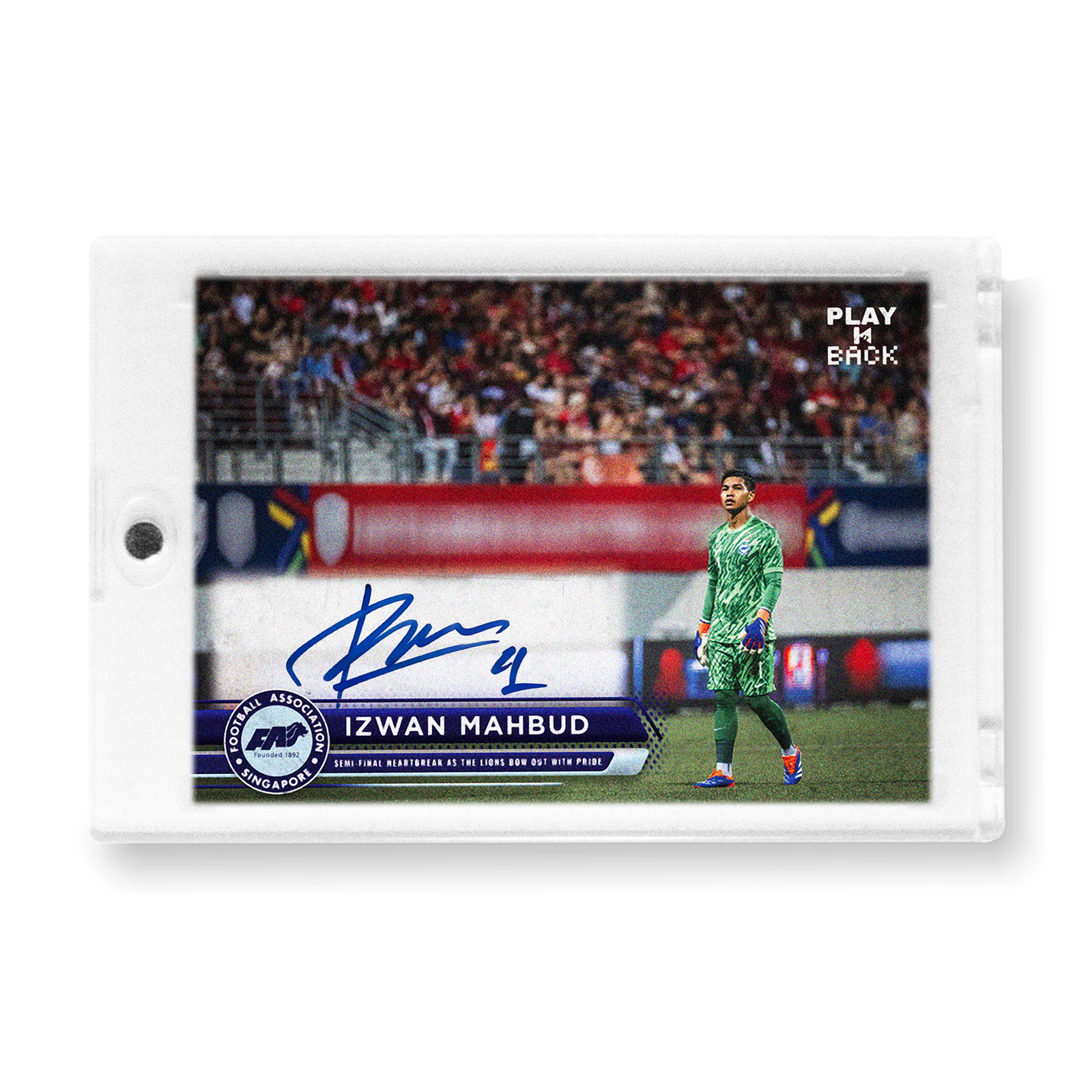 Izwan Mahbud - 2025 PLAY-IT-BACK Autograph - PIB-006 Card – Playback Asia