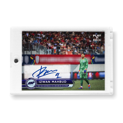 Izwan Mahbud - 2025 PLAY-IT-BACK Autograph - PIB-006 Card