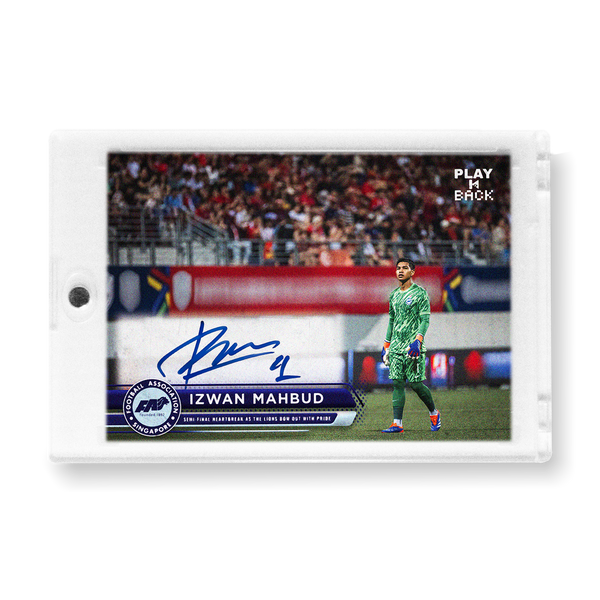 Izwan Mahbud - 2025 PLAY-IT-BACK Autograph - PIB-006 Card