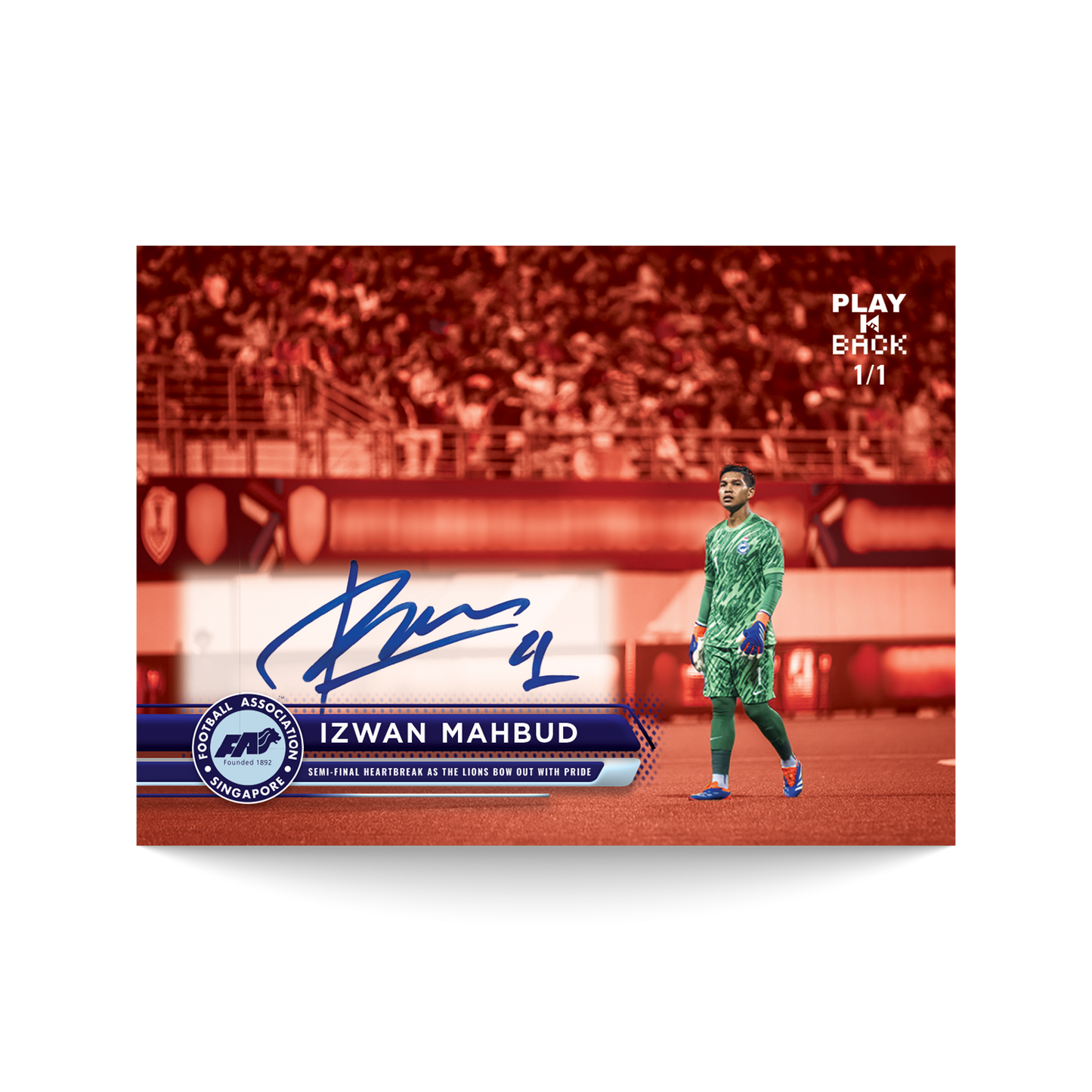 Izwan Mahbud - 2025 PLAY-IT-BACK Autograph - PIB-006 Card