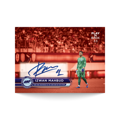 Izwan Mahbud - 2025 PLAY-IT-BACK Autograph - PIB-006 Card