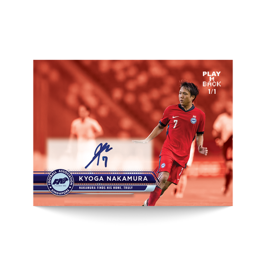 Kyoga Nakamura - 2025 PLAY-IT-BACK Autograph - PIB-002 Card