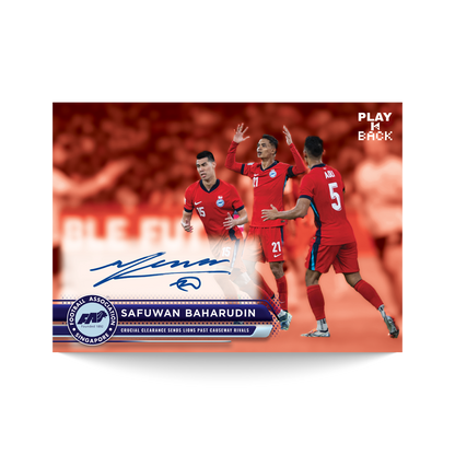 Safuwan Baharudin - 2025 PLAY-IT-BACK Autograph - PIB-005 Card