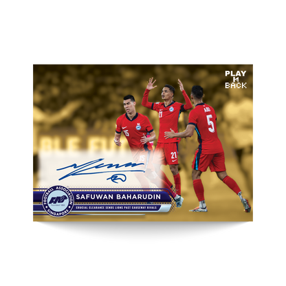 Safuwan Baharudin - 2025 PLAY-IT-BACK Autograph - PIB-005 Card