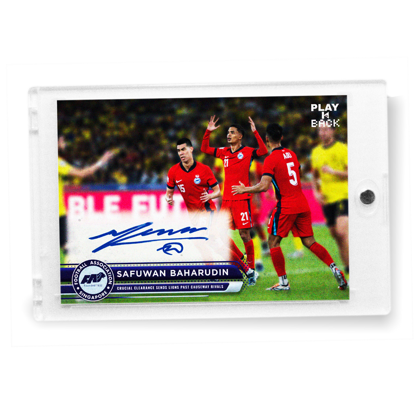 Safuwan Baharudin - 2025 PLAY-IT-BACK Autograph - PIB-005 Card