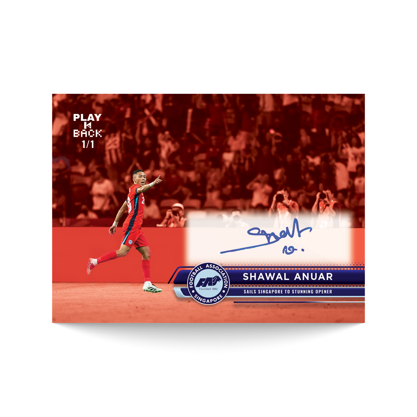 Shawal Anuar - 2025 PLAY-IT-BACK Autograph - PIB-003 Card