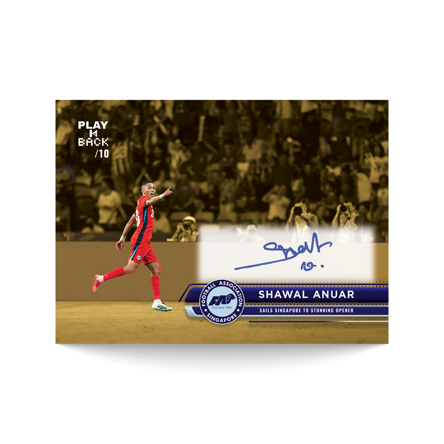 Shawal Anuar - 2025 PLAY-IT-BACK Autograph - PIB-003 Card