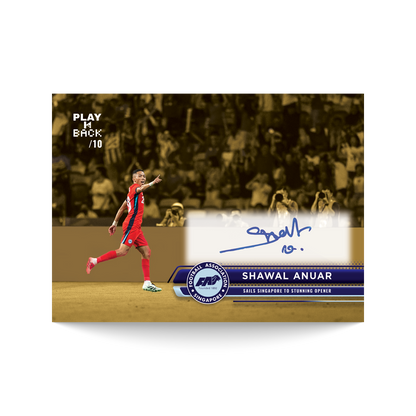 Shawal Anuar - 2025 PLAY-IT-BACK Autograph - PIB-003 Card